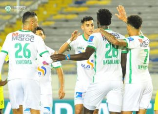 لائحة الرجاء الرياضي المستدعاة لمواجهة الفتح الرياضي