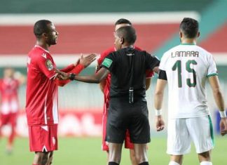 ظلم تحكيمي بعد إلغاء هدف الوداد الرياضي