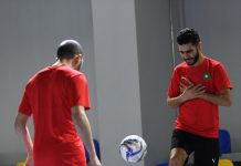 بالصور: تحضيرات منتخب الفوتصال للبطولة العربية بمصر