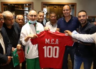 الصورة تتحدث: “الوداد يحتفل بمئوية مولودية الجزائر”