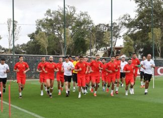 بالصور: تداريب المنتخب المغربي في اليوم الرابع