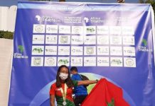 بالصور.. ميدالية فضية للمغرب بالبطولة العربية للترياثلون بمصر