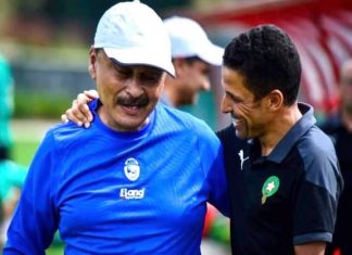 الصحابي يشكر عموتة والجامعة بعد اللقاء الودي