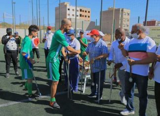 بالصور: نهائي البطولة الوطنية لكرة القدم للمبتورين