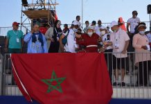 بالصور ..انتصار مستحق للمنتخب المغربي لكرة الطائرة الشاطئية