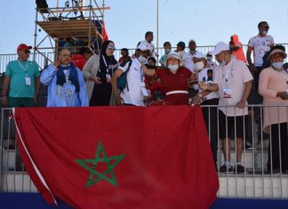 بالصور ..انتصار مستحق للمنتخب المغربي لكرة الطائرة الشاطئية