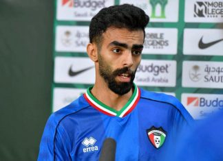 كأس العرب: لاعب المنتخب الكويتي أحمد الظفيري: نطمح للتأهل، والتنظيم الجيد ليس بغريب على قطر