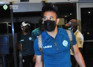 بعثة الرجاء تحط الرحال بكوتونو تأهبا لمواجهة شبيبة القبائل