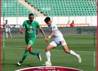 قبل نهائي الكاف الرجاء يتجرع مرارة تعادل بطعم الخسارة أمام الحسنية