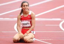 رباب العرافي تفشل في التأهل لنصف نهائي 800 متر