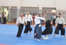 أحد أفراد سلك الشرطة يتألق في اجتياز الحزام الأسود الدرجة الخامسة في الأيكيدو والجامعية تهنئه
