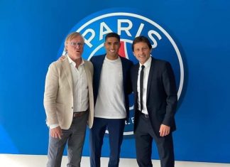 بي سي جي يوضح حقيقة إصابة أشرف حكيمي بكوفيد-19