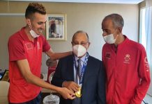 جامعة ألعاب القوى تحتفي بالبقالي في حفل متميز