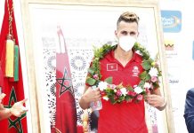 بالصور: استقبال متميز للبطل سفيان البقالي