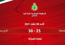 نادي رجاء أكادير لكرة اليد يتوج بالثنائية