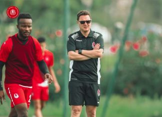 بالصور …أول حصة تدربية لبنهاشم مع الفتح الرياضي