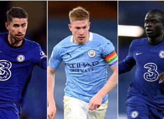 De Bruyne, Kanté et Jorginho, finalistes pour le titre de Joueur de l’année