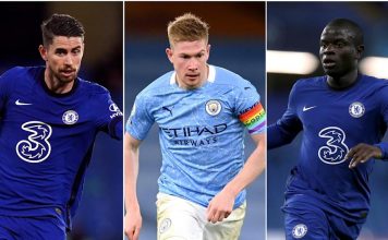 De Bruyne, Kanté et Jorginho, finalistes pour le titre de Joueur de l’année