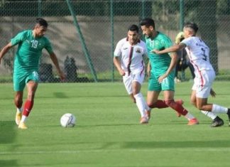 في مقابلة ودية المنتخب المحلي يقسو على الجيش الملكي بسداسية