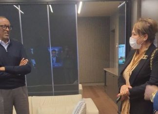Bouchra Hajij, présidente de la CAVB, reçue par le président Paul Kagame