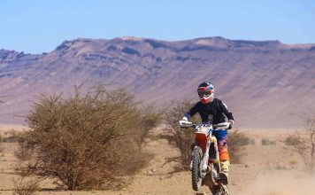 Amine Echiguer à la conquête du désert au Rallye du Maroc 2021