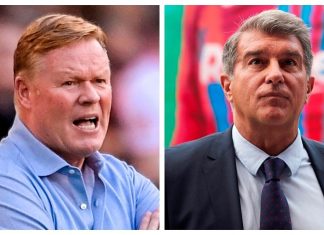 Barça: Joan Laporta renouvelle sa confiance envers Ronald Koeman