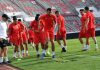 بالصور: تداريب المنتخب الوطني على أرضية مركب الأمير مولاي عبد الله بالرباط