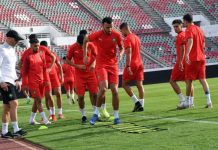 بالصور: تداريب المنتخب الوطني على أرضية مركب الأمير مولاي عبد الله بالرباط