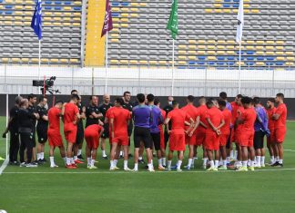 بالصور آخر مران للمنتخب المغربي قبل ملاقاة غينيا بيساو