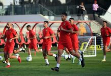 الحصة التدريبية الأخيرة للمنتخب المغربي قبل ملاقاة المنتخب الغيني غدا