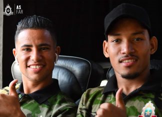 بالصور ..مغادرة الجيش الملكي أرض الوطن