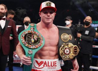Boxe: “Canelo” unifie les titres des Super-moyens et entre dans l’histoire