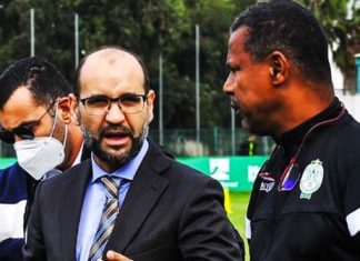 بالفيديو: لحظة توديع مكونات الرجاء للمدرب لسعد الشابي