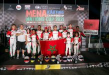 بالصور: بوديوم متميز للأبطال المغاربة في سباق الكارتينغ بسلطنة عمان