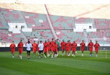 استعدادا لمباراته أمام منتخب السودان، المنتخب الوطني يجري آخر حصة تدريبية