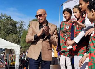 بالصور ..عويطة يتوج أبطال العدو الريفي المدرسي