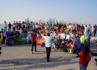 متطوعون من أنحاء العالم يشاركون في تنظيم بطولة كأس العرب 2021