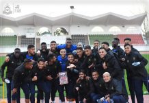 لاعبو الجيش الملكي يهنئون الشيبي