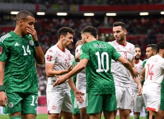 بالصور ..مشاحنات في نهائي كأس العرب