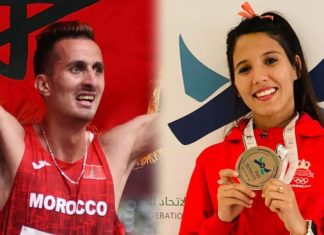 العداء سفيان البقالي ولاعبة التايكواندو سكينة الصاحب أفضل رياضيي سنة 2021 بالمغرب