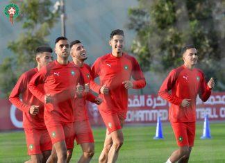 المنتخب المغربي يبدأ تربصه تحضيرا للكان