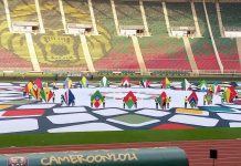 صور من التحضيرات لحفل افتتاح كأس إفريقيا للأمم الكاميرون 2021 بملعب أوليمبي