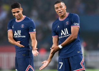 CAN 2022: La réaction de Kylian Mbappé après le fantastique but de Hakimi