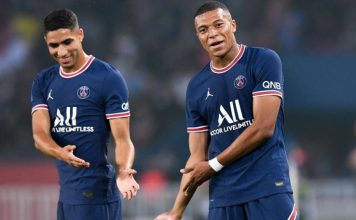 CAN 2022: La réaction de Kylian Mbappé après le fantastique but de Hakimi