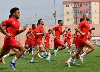 CAN 2022: L’entrainement des Lions de l’Atlas marqué par l’absence de neuf joueurs