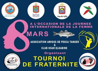 بطولة للصيد بالقصبة بطنجة، احتفاء باليوم العالمي للمرأة