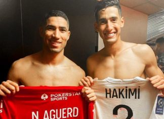 الصورة تتحدث “نزال حكيمي وأكرد ينتهي بذكريات الكان”