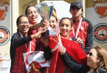 بالصور.. سيطرة مغربية للمنتخب الوطني المغربي للعدو الريفي بالبحرين