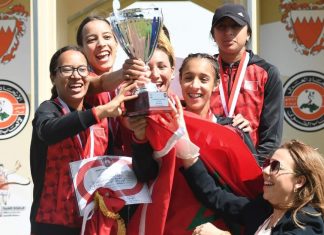 بالصور.. سيطرة مغربية للمنتخب الوطني المغربي للعدو الريفي بالبحرين