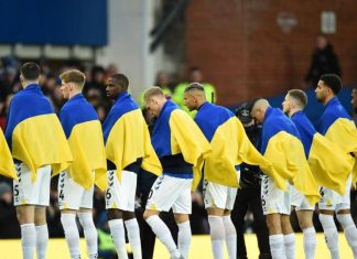 Des brassards aux couleurs de l’Ukraine en Premier League ce week-end